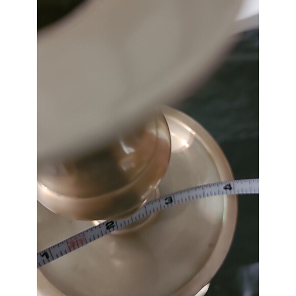 Silver Pewter Chunky Swirl Twisted Spiral Silver Candlestick Holders 20.5" - Picture 9 of 10